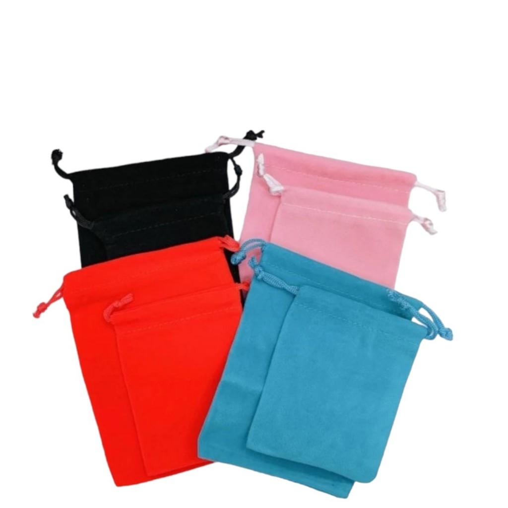 (ยกโหล12ใบ)ถุงผ้ากำมะหยี่ ถุงหูรูดใส่เครื่องประดับของขวัญของชำร่วย ถุงหูรูดจากโรงงานราคาส่ง - รูปที่ 2