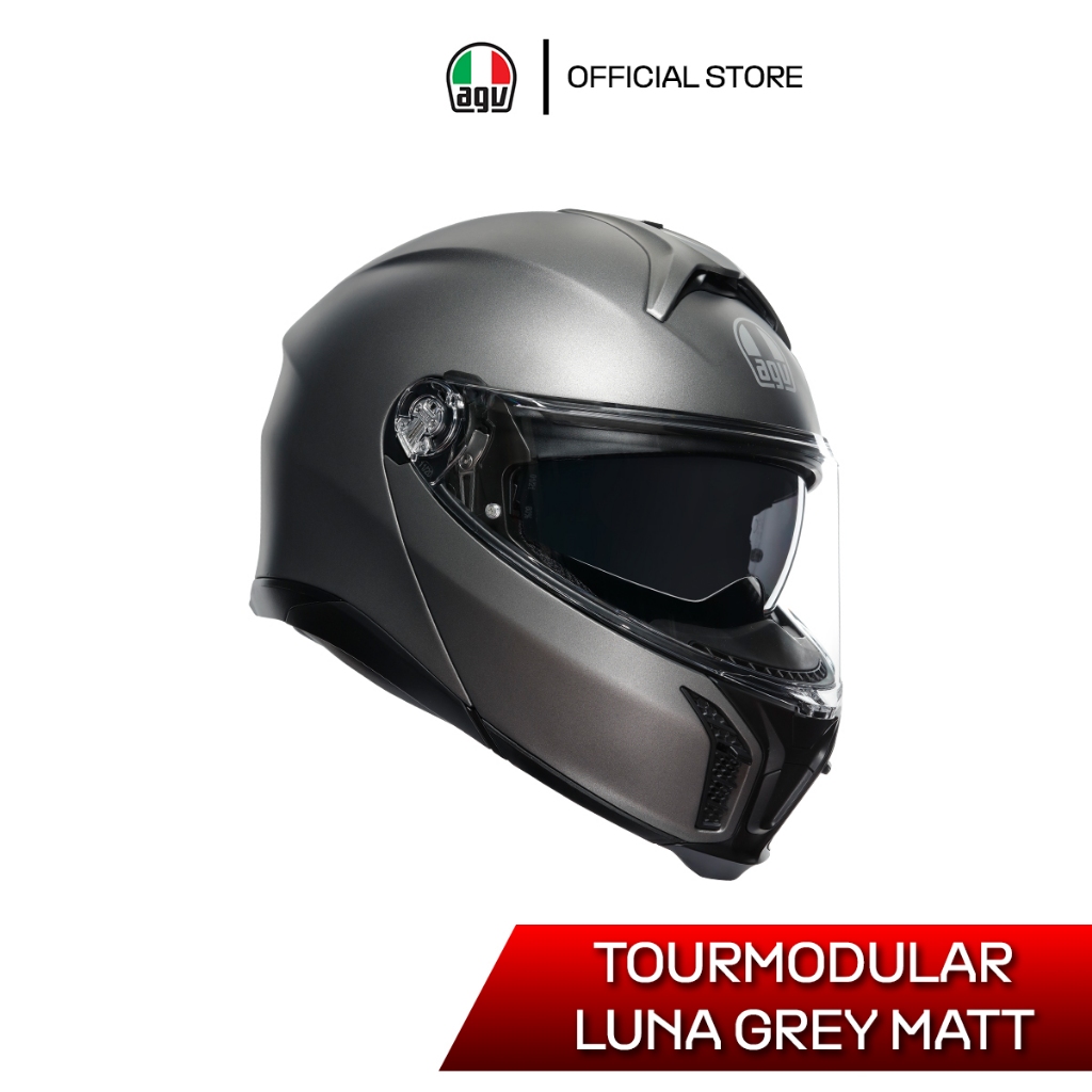 หมวกกันน็อค AGV TOURMODULAR / LUNA GREY MATT