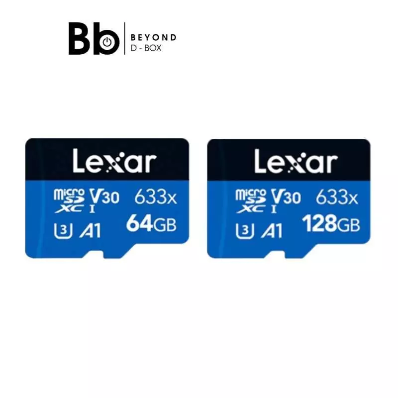 [ของแท้] เมมโมรี่การ์ด Lexar MicroSDHC High Performance BL 633x Global (เลือกความจุได้) by BB Beyond D-Box