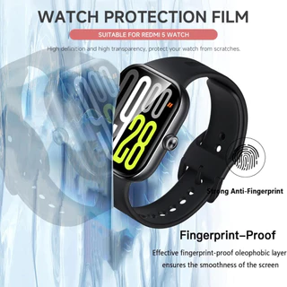 1-5 PCS ฟิล์มไฮโดรเจลสำหรับ Redmi Watch 6 5 Smartwatch โค้ง PMAA Screen Protector สำหรับ Redmi Watch 6 4 5 ฟิล์ม