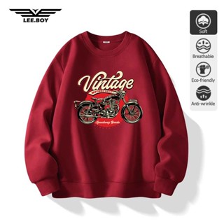 Sweatshirts หลวมและสะดวกสบาย เสื้อหนาว มี 5 สี สไตล์ฮิปฮอป ผ…