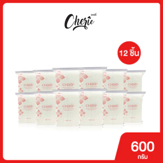 Cherie - สำลีแผ่นแบบไม่รีดขอบ 50 กรัม ผลิตจากฝ้ายบริสุทธิ์ 100%