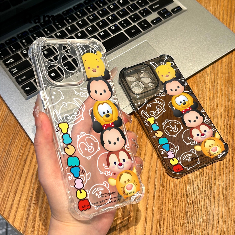 🔥CASE🔥 นิ่มกันกระแทกเคสโทรศัพท์ สำหรับรุ่น เคสสำหรับ 13/12/14 Plus Pro Max 8/7 Plus X/XR 11 12pro สัตว์ซ้อนกัน