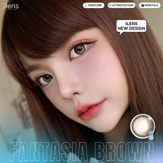 🔥คอนแทคเลนส์✨ขนาดมินิ✨Fantasia ( ilens )✨Brown/Gray