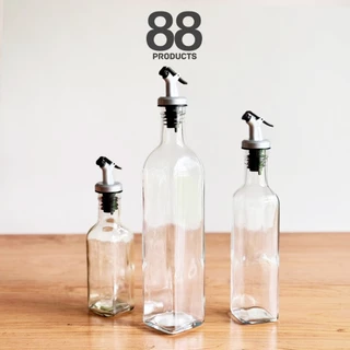 ขวดใส่ซอส ขวดแก้วใส่ซอสเครื่องปรุง ขวดใส่น้ำปลา 150 250 500ml พร้อมจัดส่ง ส่งไว 88Products