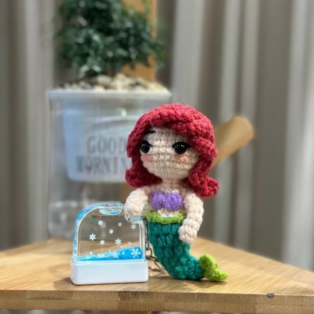 ตุ๊กตาไหมพรม แอเรียล Disney princess Ariel