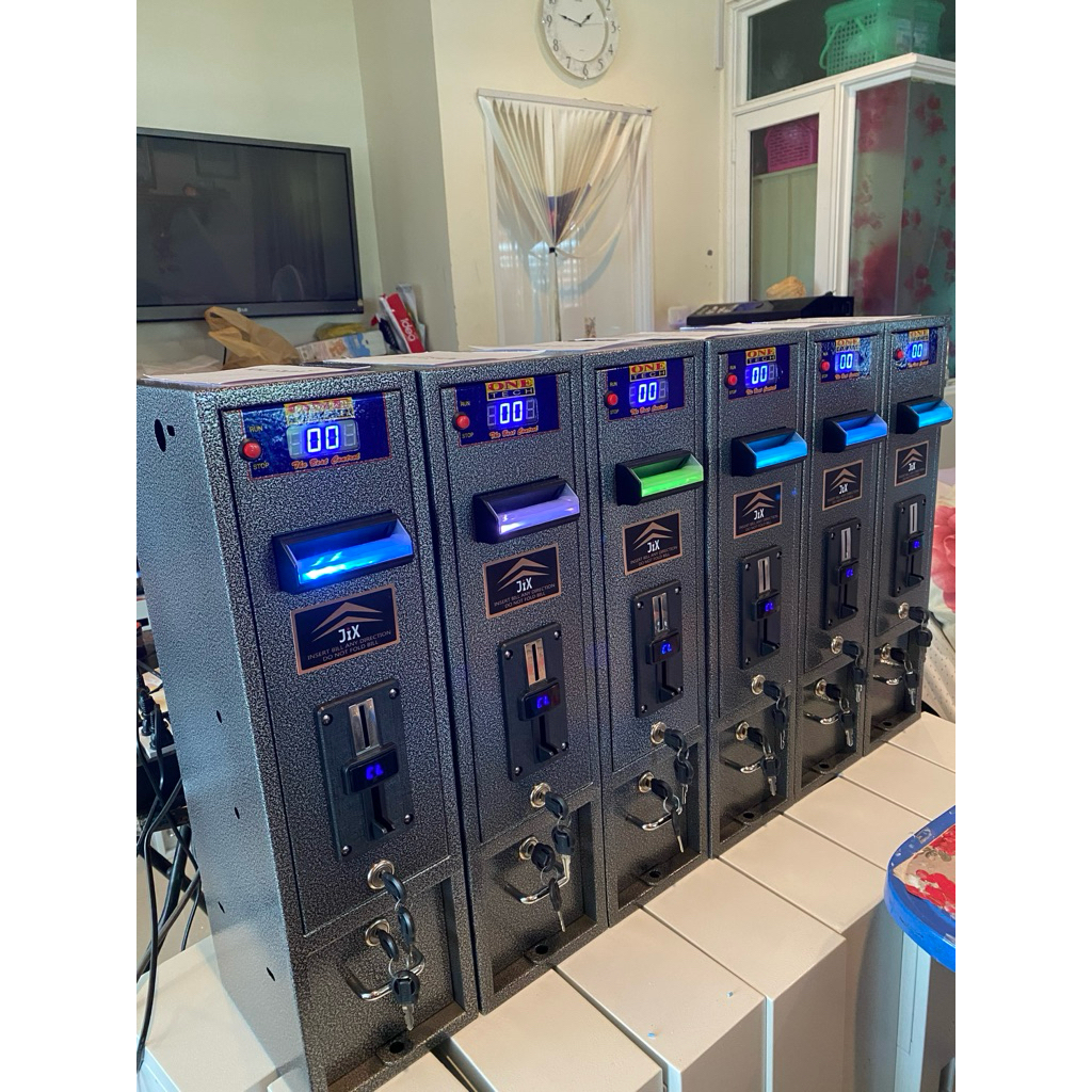 กล่องหยอดเหรียญรับธนบัตร ตั้งเวลาตัดไฟ220V - รูปที่ 7