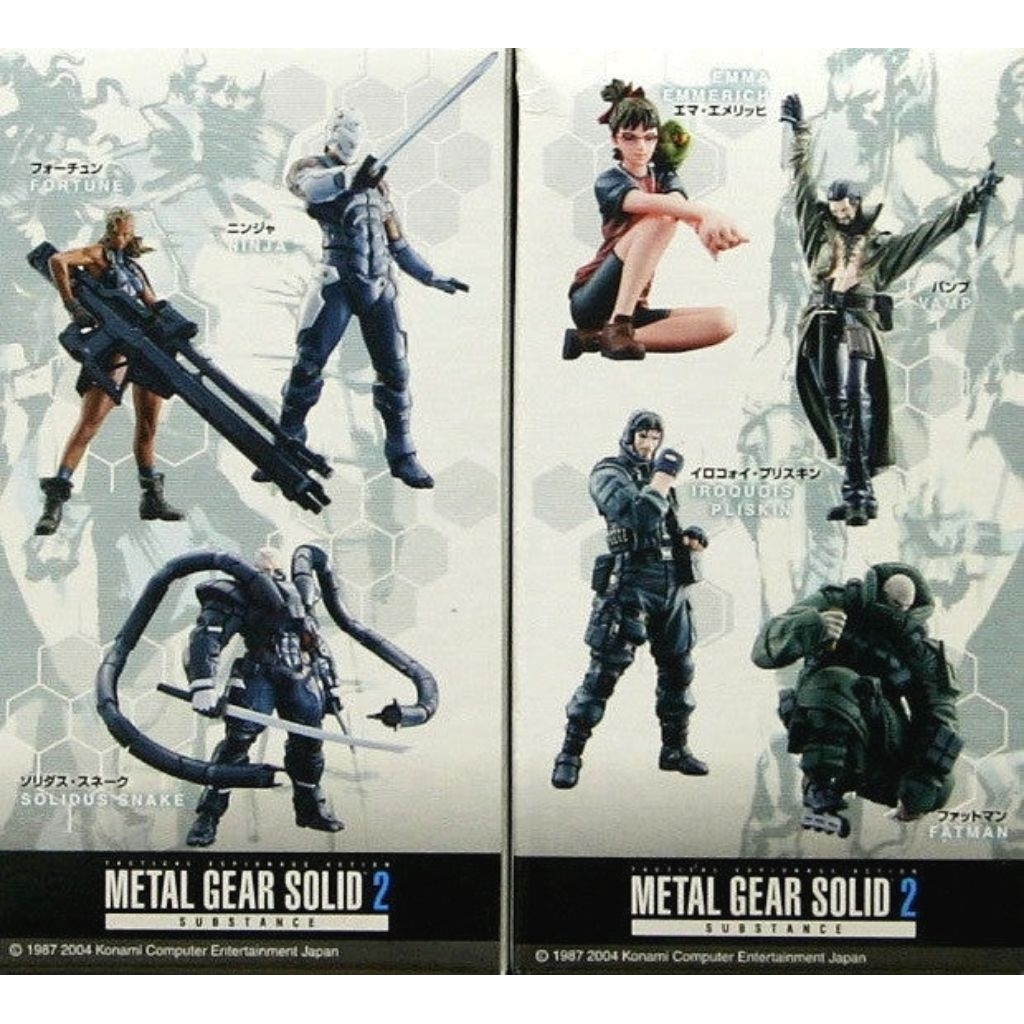 (RARE)Konami figure collection - Metal Gear Solid 2 : Substance & Sons of Liberty (มือหนึ่ง/มือสอง)