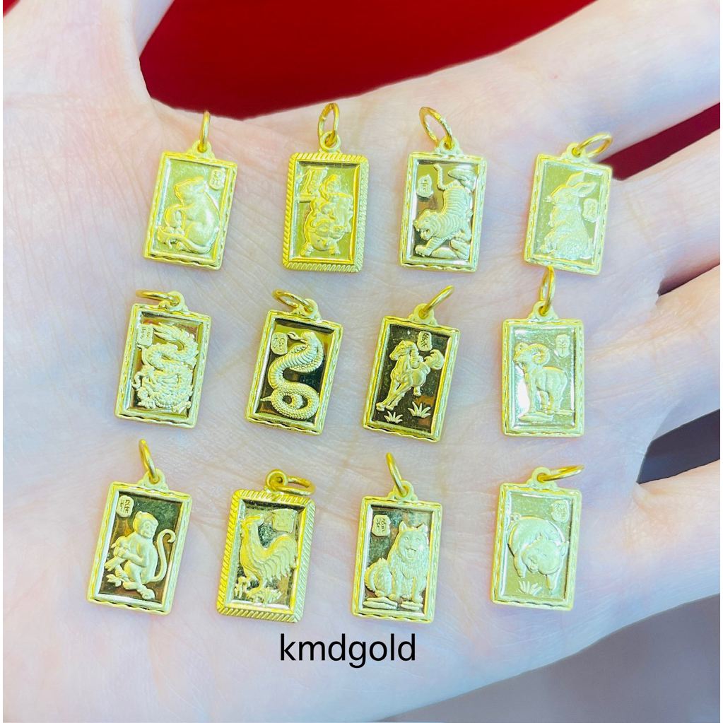 KMDGold จี้ทองแท้96.5% ครึ่งสลึง สินค้าขายได้จำนำได้ พร้อมใบรับประกัน