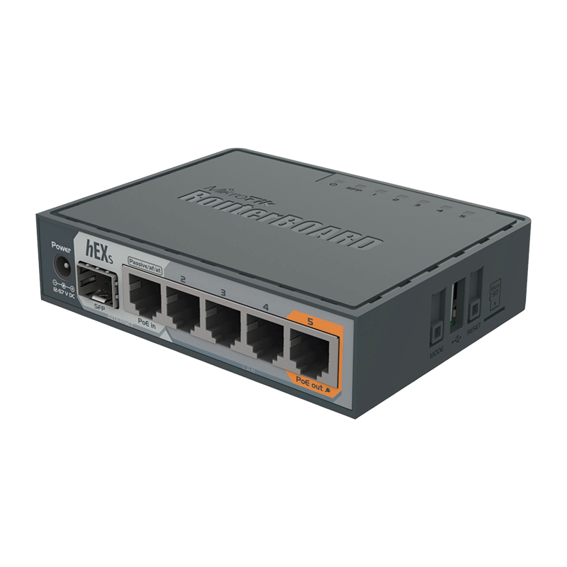 (มือสอง) Mikrotik RB760iGS [hEX S] ใช้งานปกติทุกพอร์ต ประกันตลอดชีพ