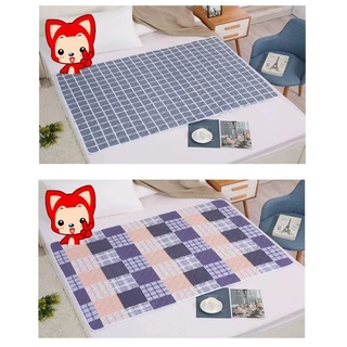 ผ้ารองฉี่3ชั้น กันซึมได้ผ้าปูกันฉี่ผู้ใหญ่ เหมาะสม สำหรับ ผู้สูงอายุผู้ป่วยติดเตียงผู้หญิงปรำจำเดือนแบบซักได้3/4/5/6ฟุต