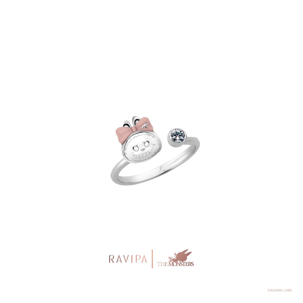Ravipa | Labubu Baby Infinity Diamond Ring - แหวน