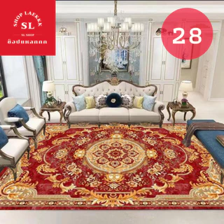 พรม3D พรมโทนแดง เรียกทรัพย์ [ขนาด 3.5 ฟุต] 120x160 CM พรมปูพื้น พรมปูพื้นห้องนั่งเล่น พร้อมส่งจากไทย