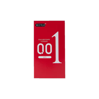 ถุงยางอนามัย KUIYLO (10ชิ้น/1กล่อง) แบบบาง ขนาด 0.01 มิล **ไม่ระบุชื่อสินค้าหน้ากล่อง**