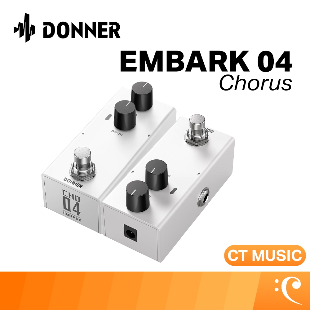 Donner EMBARK 04 Chorus Effect Pedal เอฟเฟคกีตาร์ เอฟเฟค กีตาร์