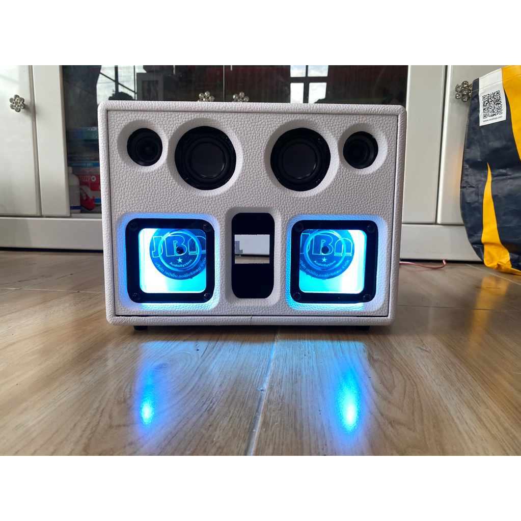 ลำโพงสเปกตู้3นิ้วคู่แบนพาส200wดอกซับsu4โอม30w2ดอกกลางhk2นิ้ว2ดอกแหลมhk1.5นิ้ว2ดอกแอมป์ขับ200wmt21 แบตion21v4000mAh - รูปที่ 3