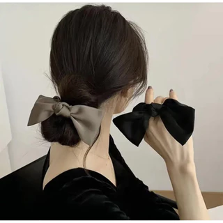 ยางรัดผมโบว์ KOREA RIBBON TIES - NADI ทรงเรียบมินิมอล