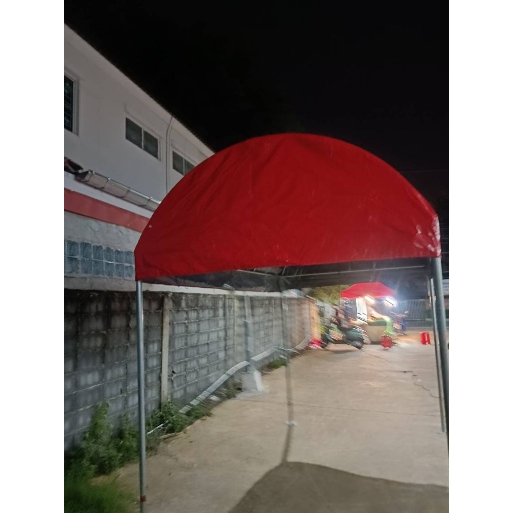 เต็นท์โค้ง2×3ผ้าใบuv(ผลิต2-3วัน)