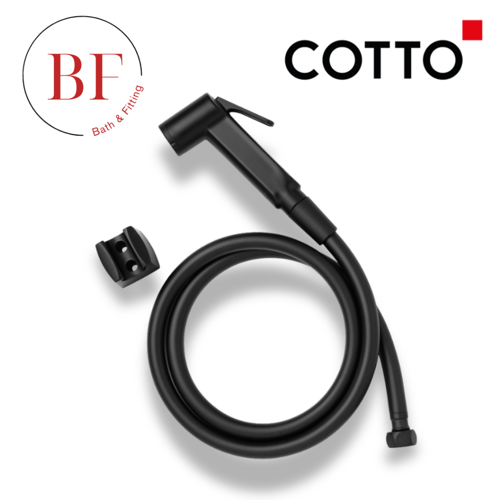 CT9912#BL(HM) ฝักบัวฉีดชำระ สีดำ