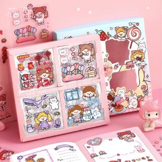 สติ๊กเกอร์  sticker ลายสวย คละแบบ