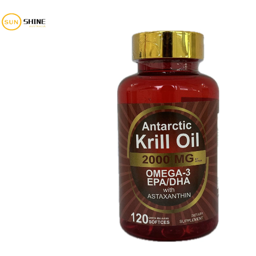 Krill 0il จัดส่งที่รวดเร็ว น้ำมันแอนตาร์กติกคริลล์ Antarctic krill oil 2000มก. 120 แคปซูล ราคา ถูกที่สุด ดีลบีเคเค