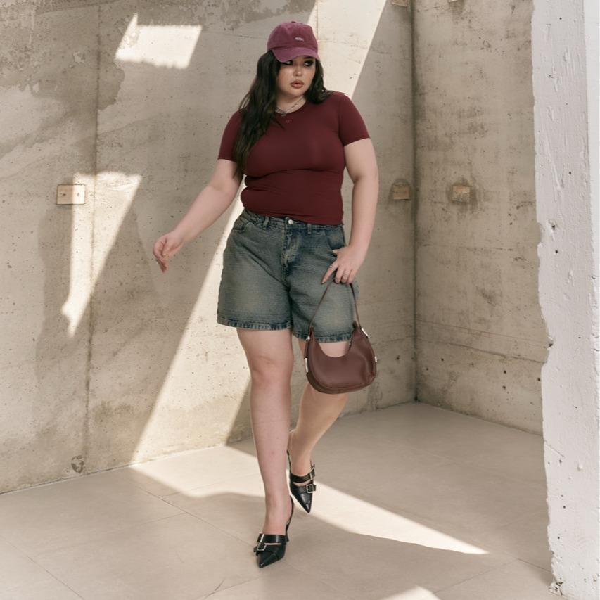 Atipa - Atipa Short Jeans กางเกงยีนส์ขาสั้น ทรงสวย