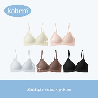 ⭐KOBENI⭐Bra บราอกชิด เจลลี่บรา บราไร้โครง ไร้รอยต่อ แบบบาง ฟองน้ำดันทรง ใส่สบาย เนื้อผ้านิ่ม เก็บทรงดี