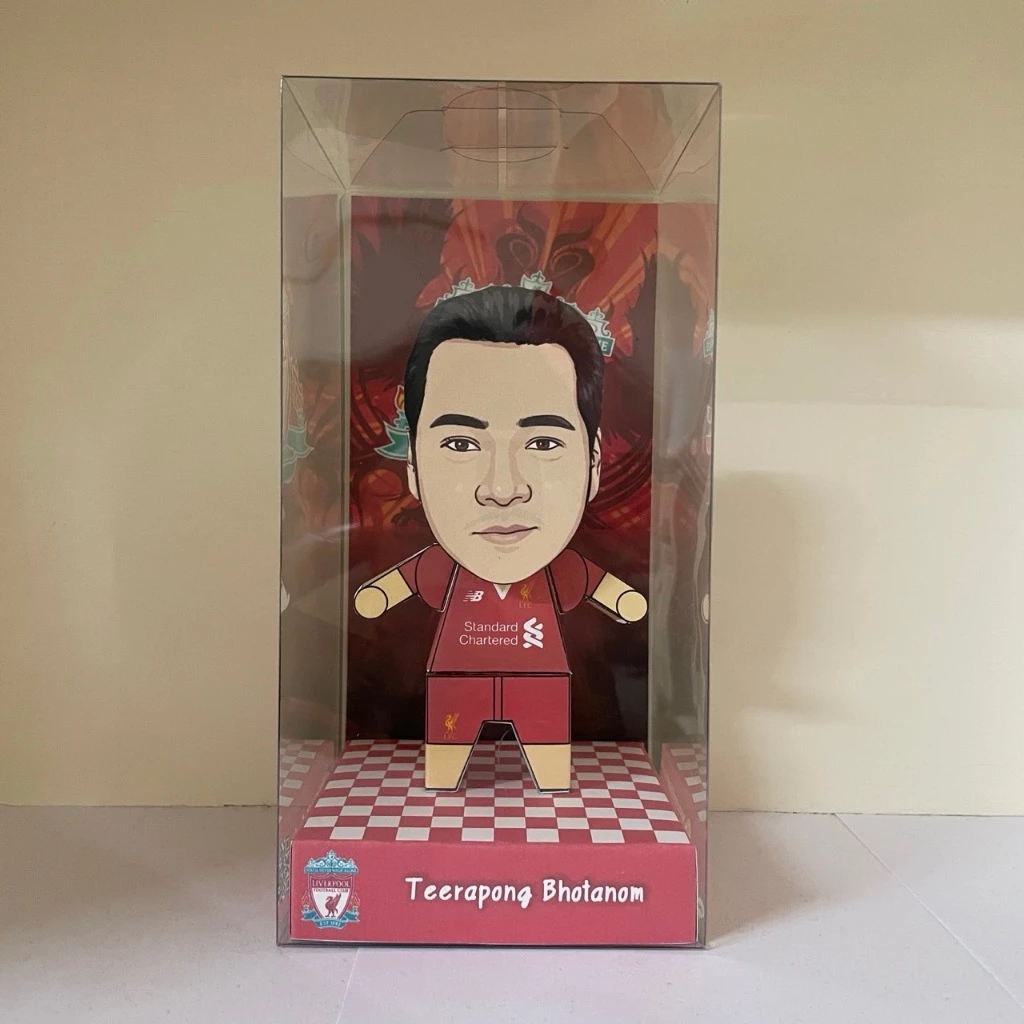 โมเดลลิเวอร์พูล Liverpool โมเดลกระดาษสามมิติหน้าการ์ตูน