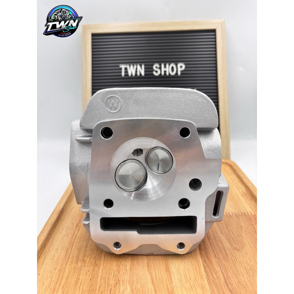 ฝาW125 วาล์ว24/28 R/S/I 2ระบบ ใส่ลูก56-58พร้อมเซ็ตหลังวาล์ว