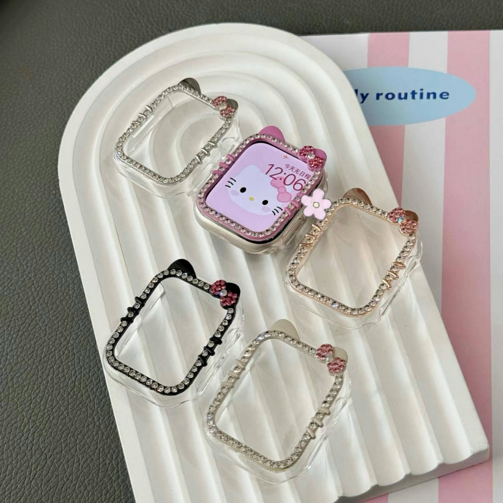 เคสนาฬิกา เคสเพชรไม่มีจอ Apple Watch Case 10/9/8/7/6 Smartwatch ขนาด 41mm (S10)42 45mm 46mm KT