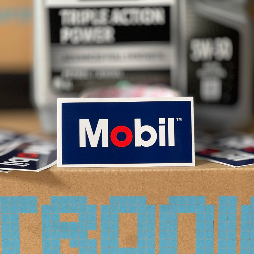 [สติ้กเกอร์แท้] Mobil1 Logo ของแท้