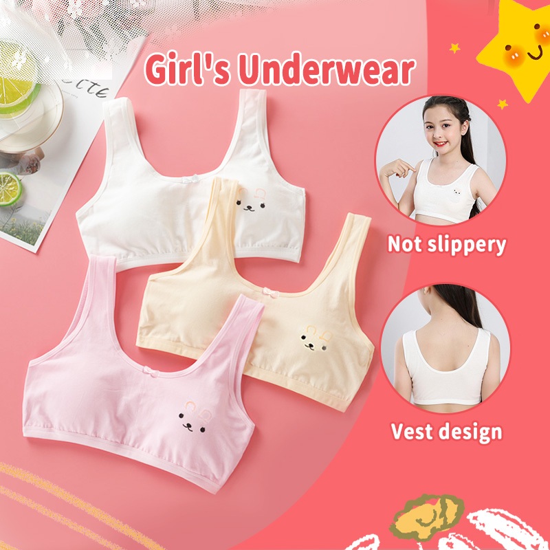 เสื้อชั้นในเด็ก ชุดชั้นในเด็กผู้หญิง เสื้อกล้ามเด็ก เหมาะกับเด็กอายุ 8-15 ปี