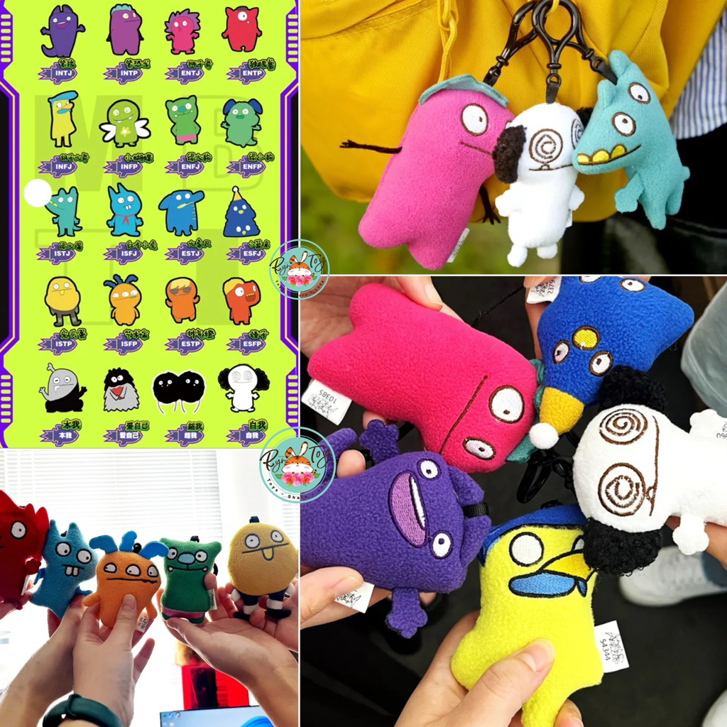 🧡🧡พร้อมส่ง💚💚  MBTI of Personality Little Monster [พวงกุญแจ] **แบบจุ่ม**