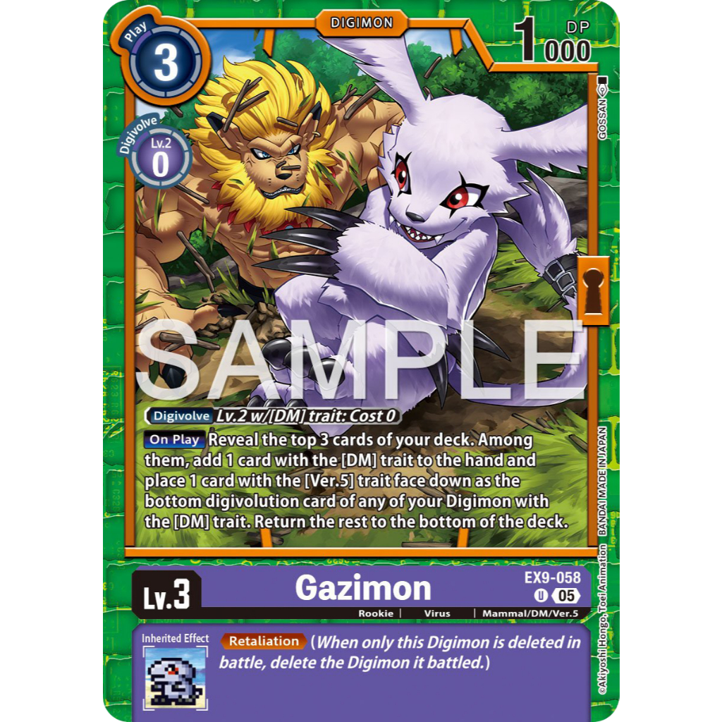 [Digimon] Kimeramon EX9-058 Digimon Card การ์ดสะสมดิจิม่อน ร้านDDN