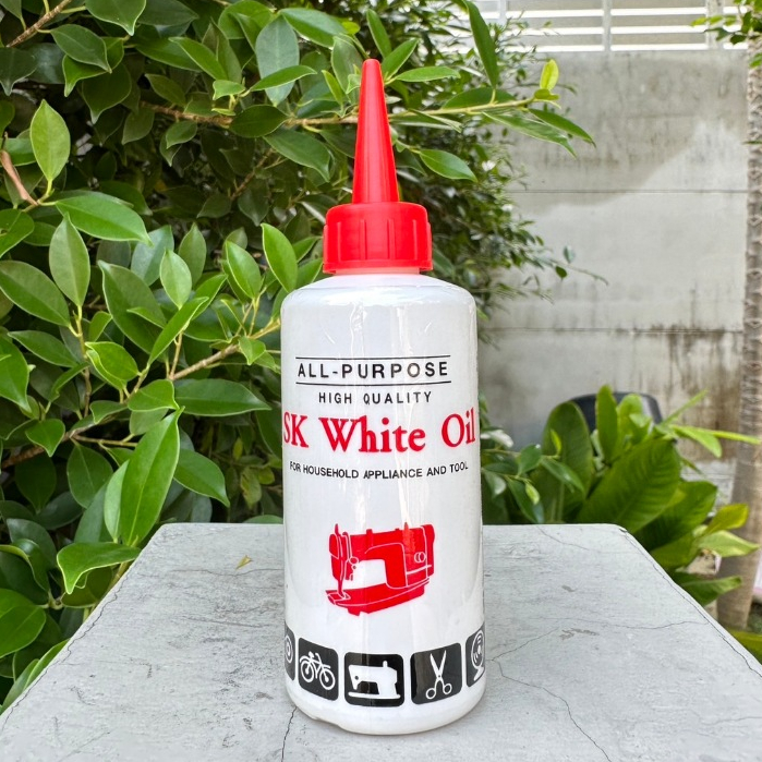 น้ำมันจักร น้ำมันหล่อลื่น หยอดพัดลม ใส่ปัตตาเลี่ยน ประตู บานพับ ใช้งานอเนกประสงค์ ขาวใส ไม่มีกลิ่น - รูปที่ 7