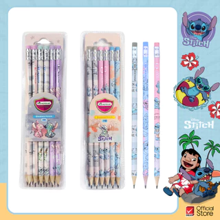 Master Art ดินสอ ดินสอดำ 2B และ HB ลาย Stitch ลิขสิทธิ์แท้ จำนวน 12 แท่ง