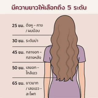 (พร้อมส่ง) 💥 โรลม้วนผม ลอนมาม่า แบบไม่ใช้ความร้อน มีให้เลือก 5 ความยาว 25/30/45/50/65 ซม.