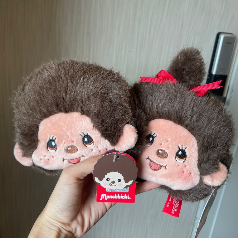 Monchhichi Face Pouch - กระเป๋าสตางค์ มอนชิชิ ของแท้100%