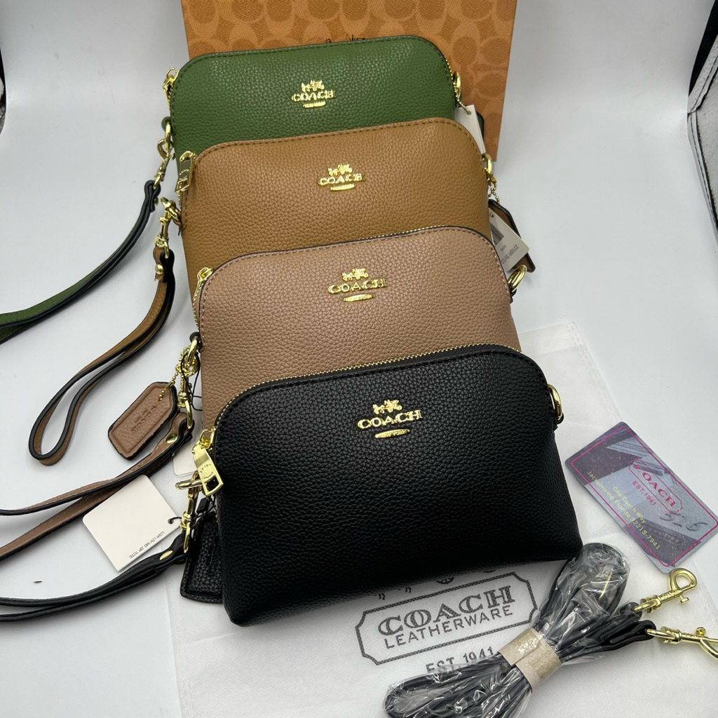 กระเป๋าสะพายข้าง มีสายคล้องได้สะพายข้างได้สีล้วนขนาด 8 นิ้วมีหนึ่งซิมหนึ่งช่องใช้งานหนังนิ่มงานสวยมีพร้อมกล่อง