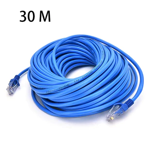 10/15/20/30M/50M สายแพทช์เครือข่าย CAT6 UTP ในร่ม 26AWG 4pr RJ45 สายแพทช์เครือข่าย Lan