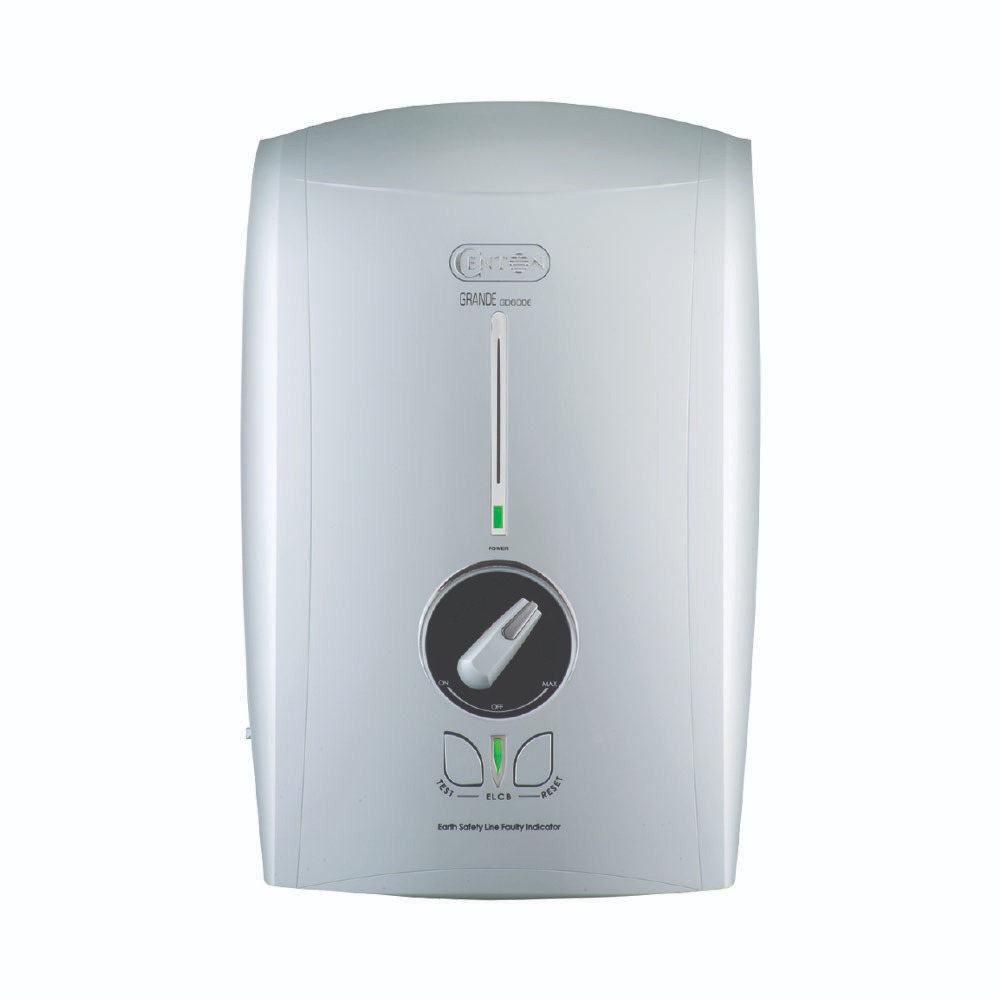 เครื่องทำน้ำอุ่นมี RAIN SHOWER CENTON ซีรีส์ GRANDE รุ่น GD600E 5.5KW RS สี SILKY PEARL