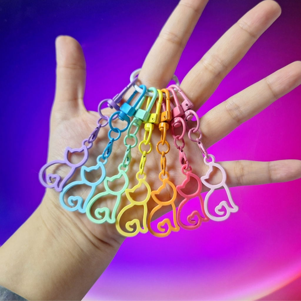 จี้แมวน้อยสีพาสเทล | พวงกุญแจ DIY | ของขวัญน่ารัก ของแจก ของชำร่วย giveaway ของที่ระลึก