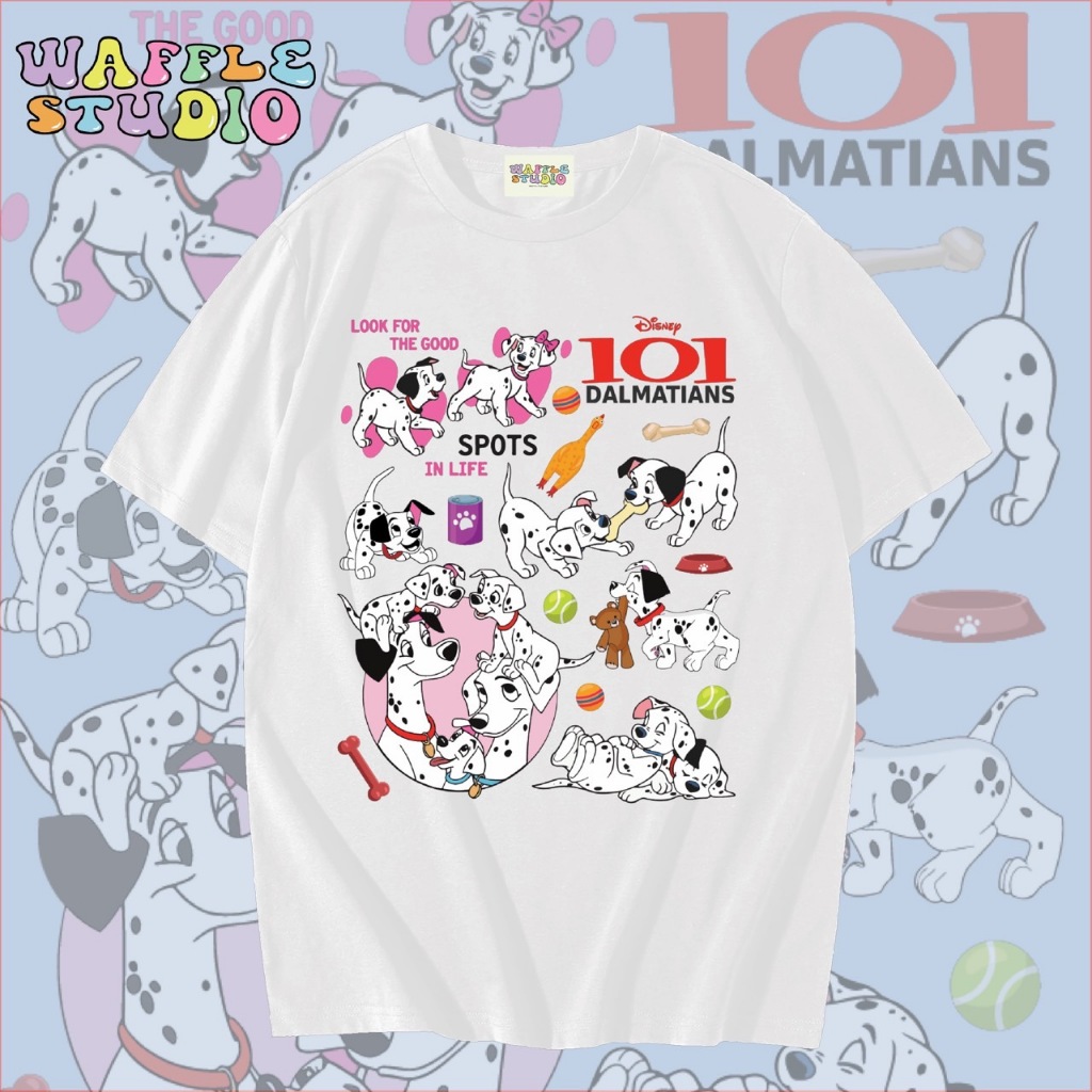[ ส่งฟรี   ] WS0924 เสื้อยืดโอเวอร์ไซส์ ผ้าคอตตอน 100% เสื้อยืดเกาหลี เสื้อยืด  WAFFLE STUDIO – โปรปัง