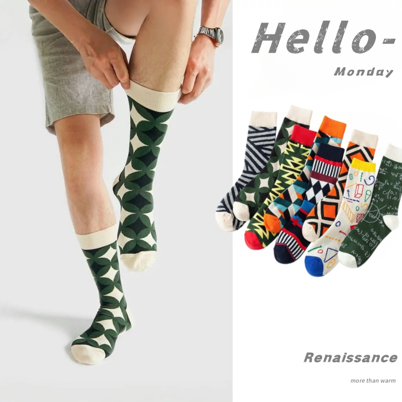 (ได้รับ 2-3 วัน) จัดส่งจากประเทศไทย~ถุงเท้าข้อยาว ถุงเท้ากีฬาคอตตอน ดูดซับเหงื่อ ระงับกลิ่นกาย ยูนิเซ็กส์