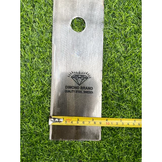 ใบมีดตัดหญ้า(สีขาว) 12" 14" 16" นิ้ว เหล็กเนื้อดำ หนาพิเศษ1.2มม. ใบคม แข็งแรง เหล็กหนา