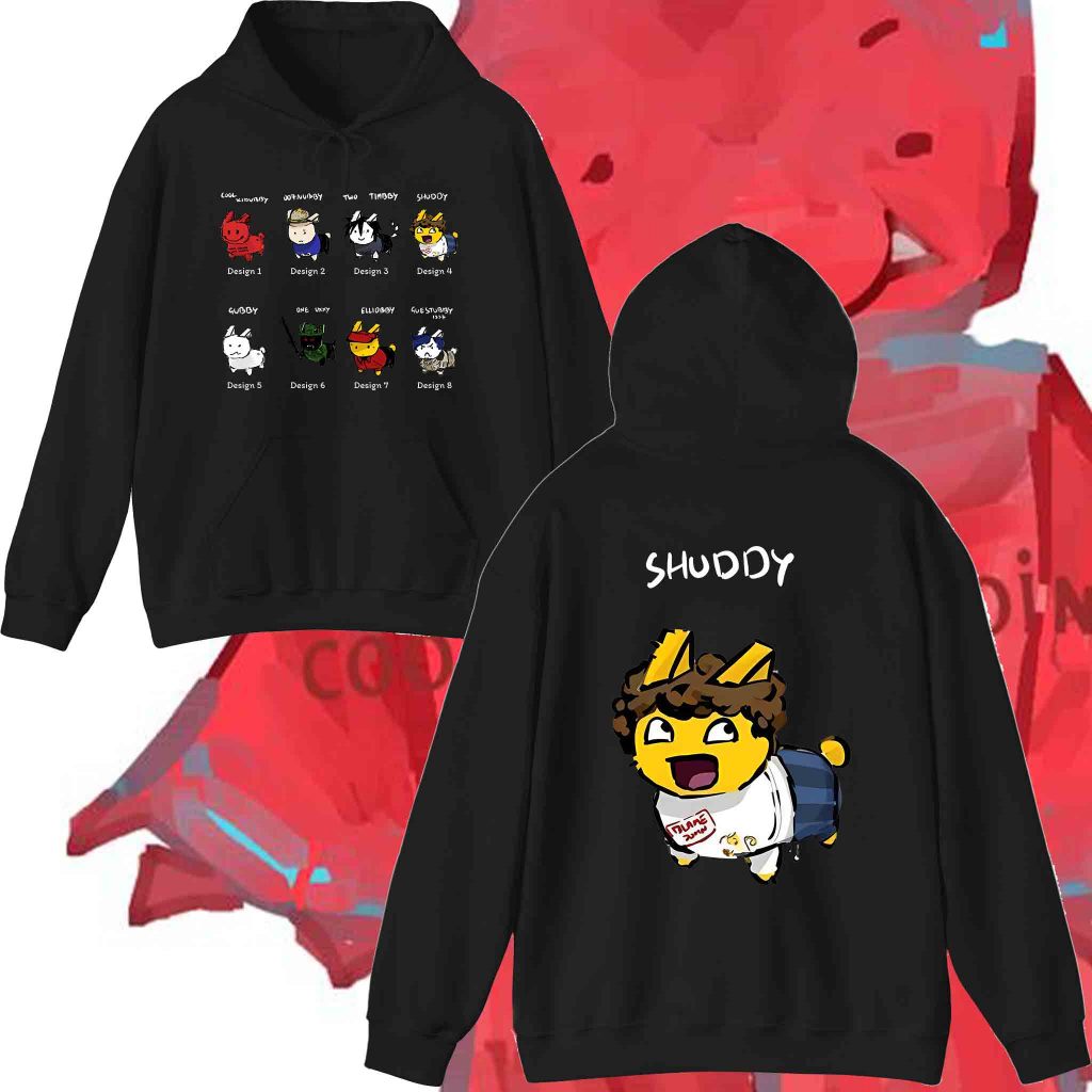 Roblox Hoodie c00lkid-Shedletsky เบลมจอห์น - Gubby-Forsaken สองครั้ง - 1x1x1-01-007n7 Roblox Hoodie