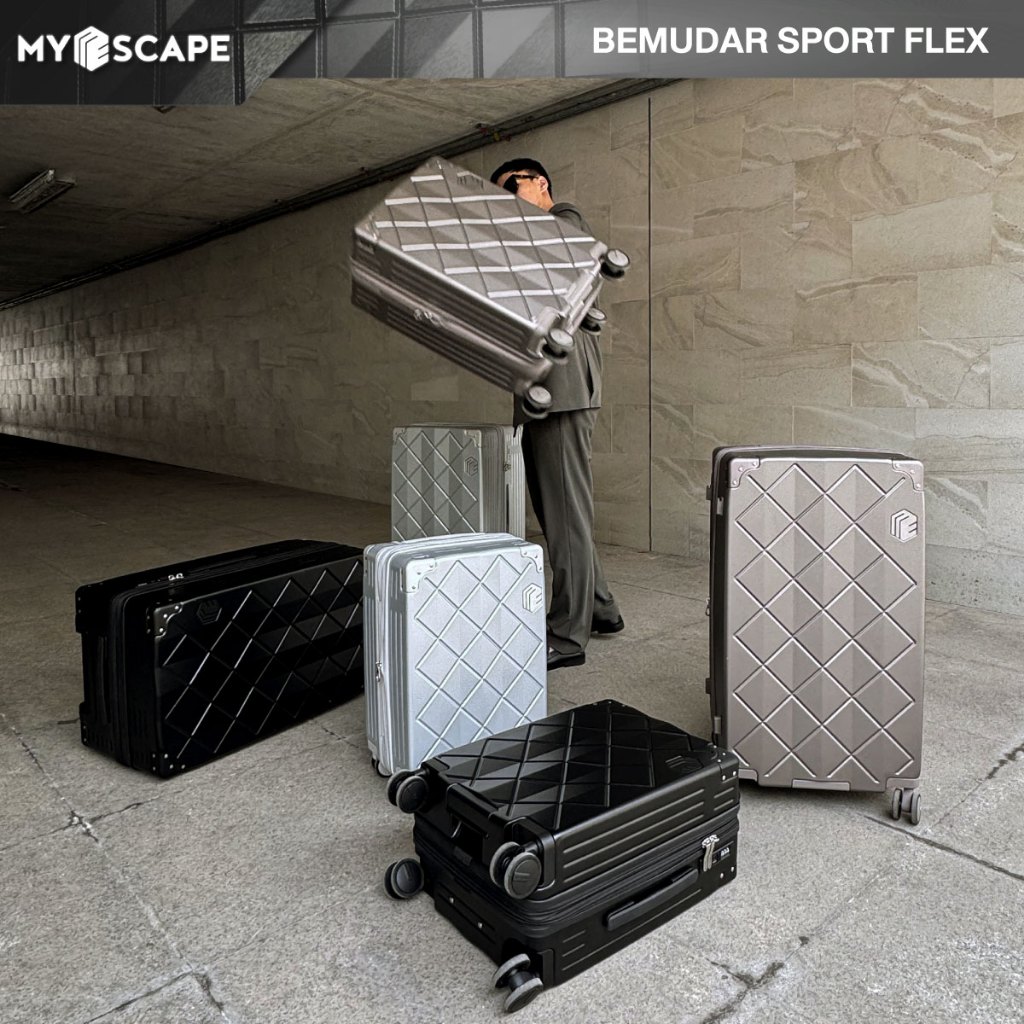 MYESCAPE BERMUDA SPORT FLEX กระเป๋าเดินทางล้อลาก โครงซิปขยายได้ 25% มี TSA Lock รับประกัน 5 ปี

<p>“><center></p>
<h4></h4>
<p><p><font color=
