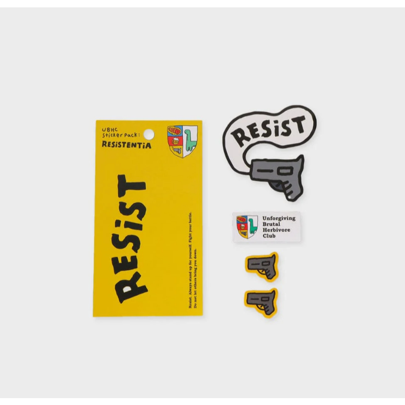 JOGUMAN STUDIO DECORATIVE STICKER - RESIST เซ็ทสติกเกอร์