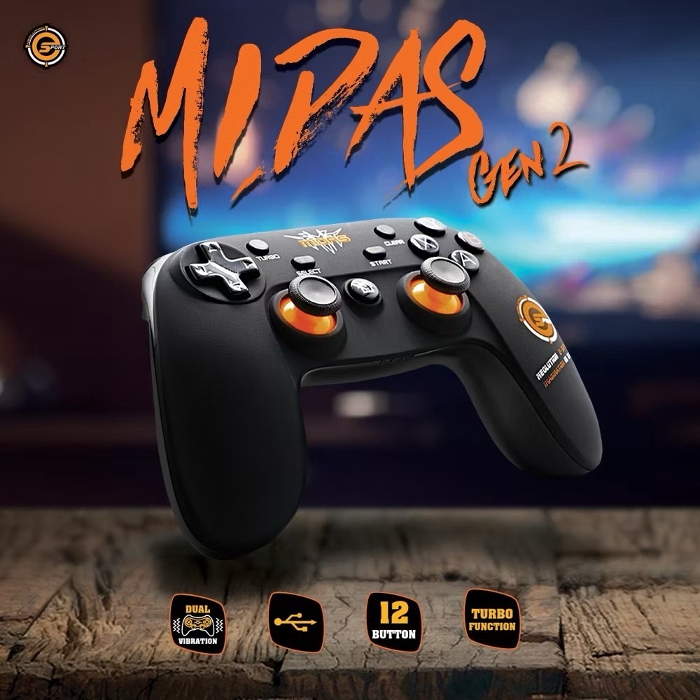 Neolution E-Sport Gaming Controller Midas Gen 2 Joy Games จอย คอนโทรลเลอร์