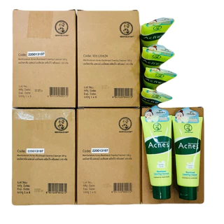 50g*2, 100g โฟมล้างหน้า เมนโทลาทั่ม Mentholatum Acnes Cleanser เมนโทลาทั่ม แอคเน่ส์ เคลียร์ริ่ง คลีนเซอร์ ขจัดสิวเสี้ยน